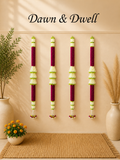 Elegant Handmade Floral Hanging Strings – Festive Wall, Staircase & Door Decor