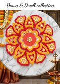 Hand Embellished Rangoli | Sun-Kissed Petal