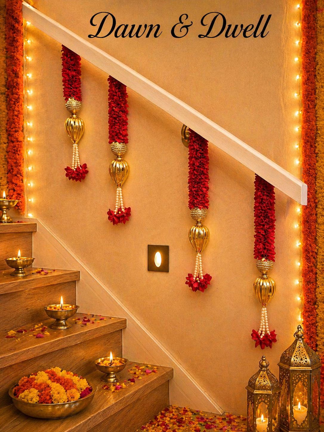 Artificial Floral Hanging Strings