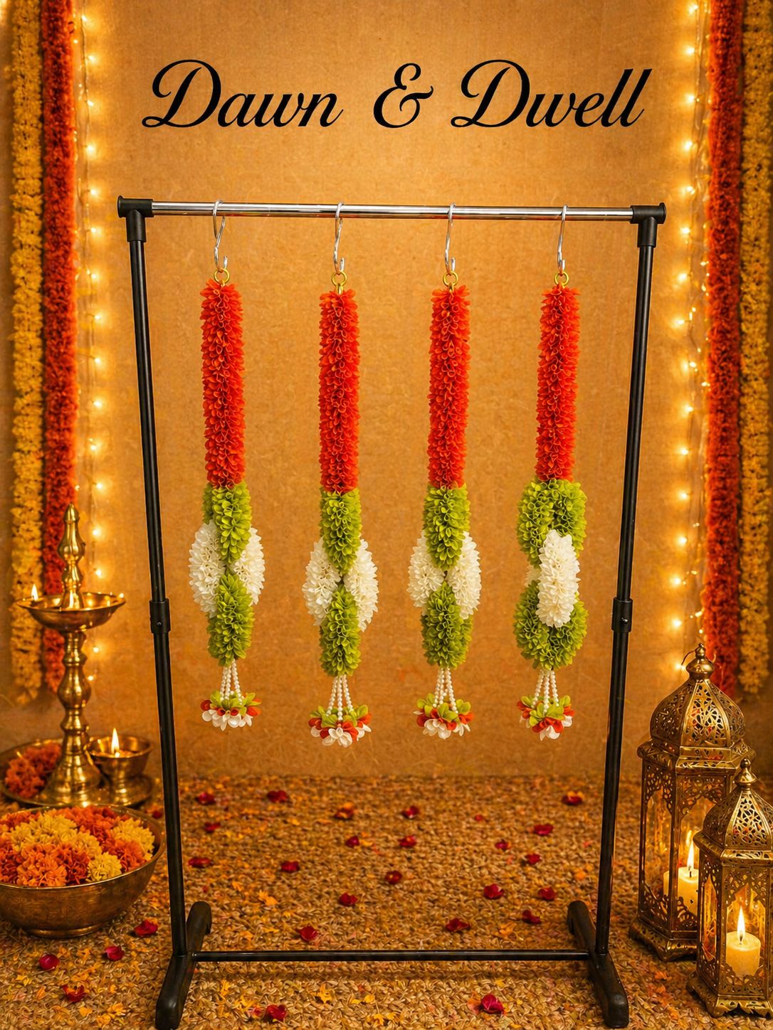Elegant Fabric Garlands for your Festive Decor