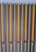 Marigold Floral Hanging Strings with Pearl Tassels – Festive Décor Collection