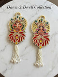 Beautiful Lakshmi ji - Ganeshji  Shubh Labh Hangings