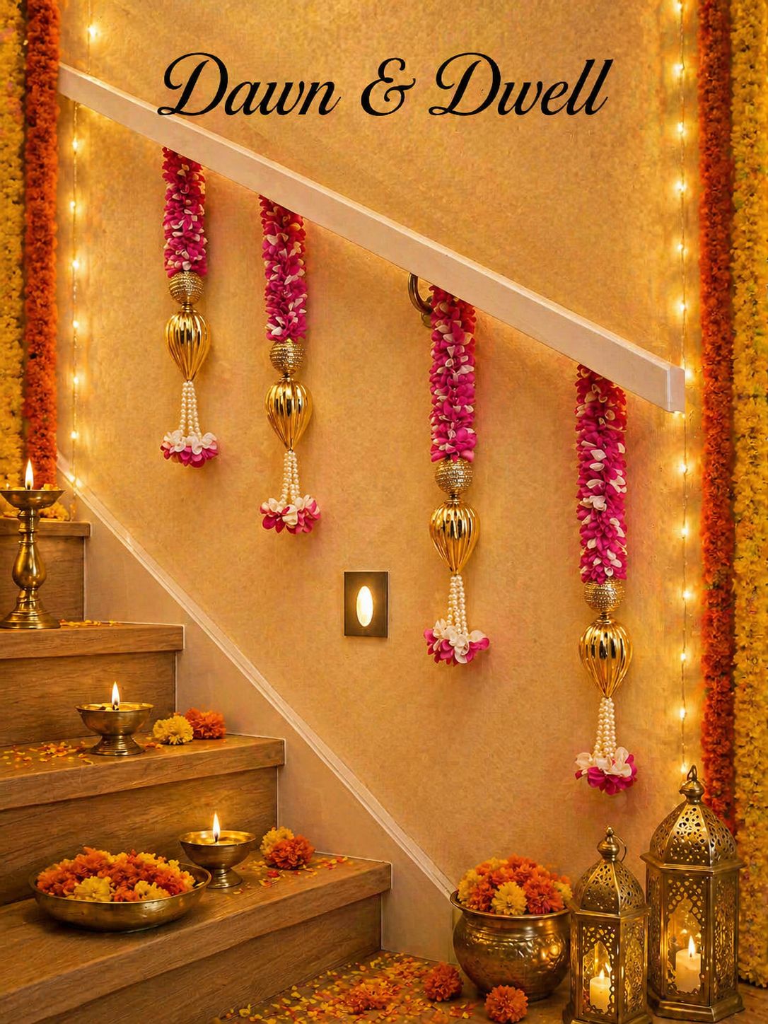Artificial Floral Hanging Strings